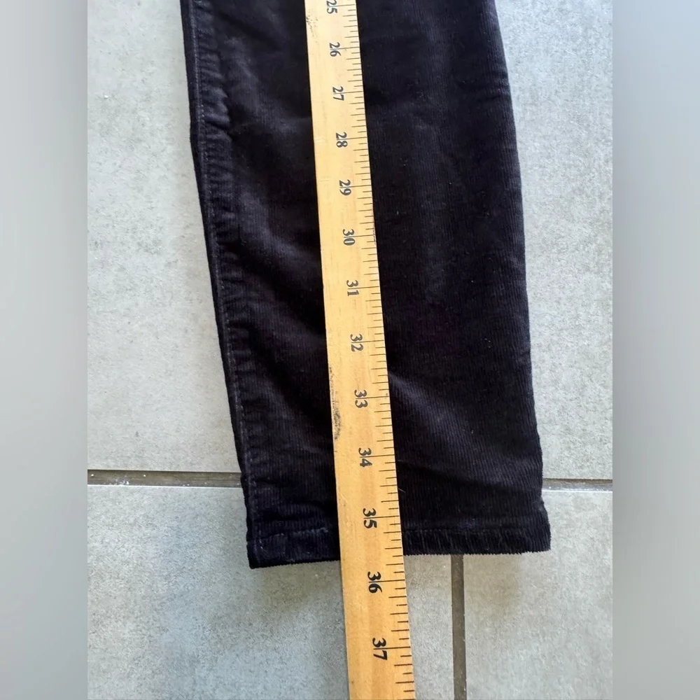 🔥 4 for $20 DEAL 🔥 GAP Black Corduroy Skinny Jeans Legging Pants Sz 8/29